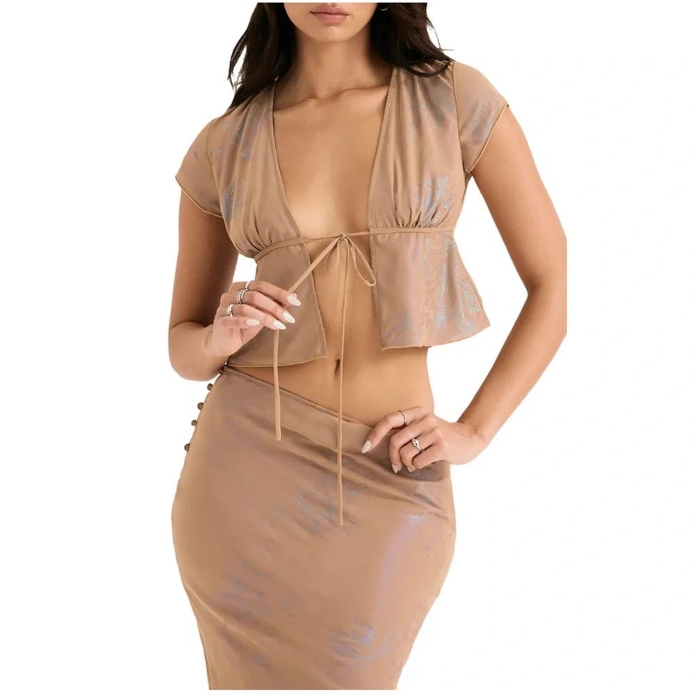 House of CB sheer georgette